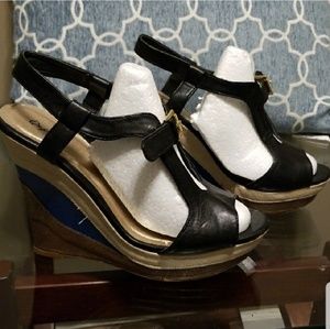 Qupid Color Block Wedges